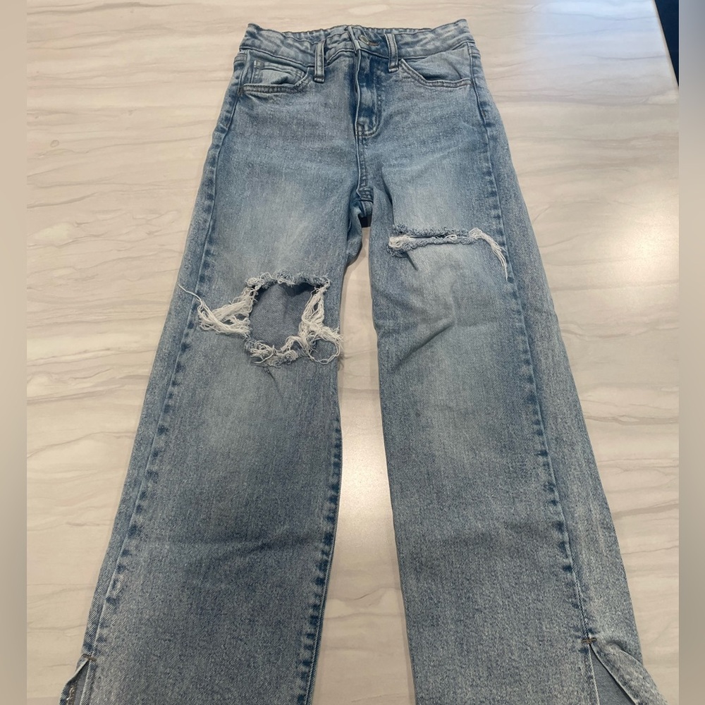 wide leg jeans